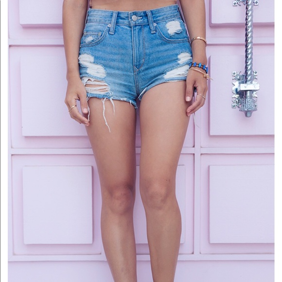 lovers and friends jack high rise shorts